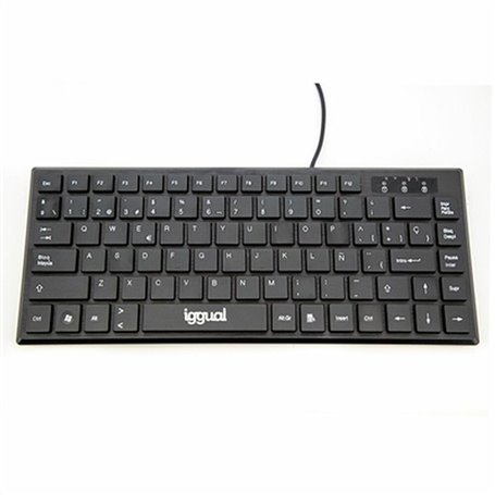 iggual IGG317082 clavier USB QWERTY Noir