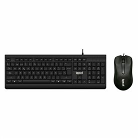 iggual IGG317617 clavier Souris incluse USB Noir