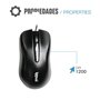 iggual IGG317617 clavier Souris incluse USB Noir