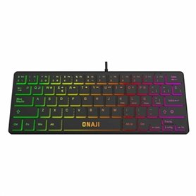 iggual IGG317570 clavier USB QWERTY Espagnole Noir