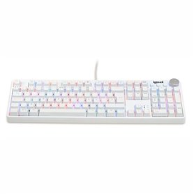 iggual IGG317976 clavier USB QWERTY Espagnole Blanc