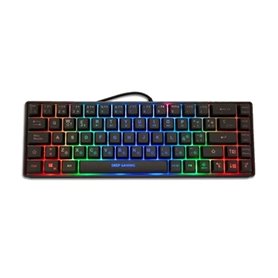 Deep Gaming mini TM065 clavier USB QWERTY Espagnole Noir