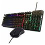 Ewent PL3201 clavier Souris incluse USB QWERTY Espagnole Noir