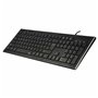 Hama Cortino clavier Souris incluse USB Noir