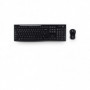 Clavier et Souris Optique Logitech 920-004513 2,4 GHz Noir Sans fil 58,99 €