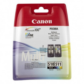 Cartouche d'Encre Originale (lot de 2) Canon PG-510/CL511 Tricolore 53,99 €