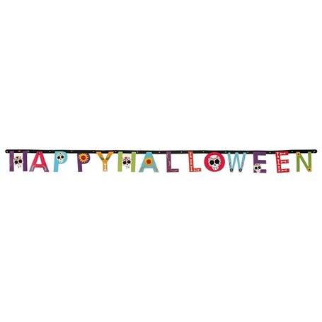 Guirlande Happy Halloween Mexican Multicouleur
