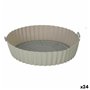 Panier en Silicone Pliable pour Friteuses à Air Quttin Rond 20 x 20 x 4