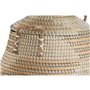 Set de basket DKD Home Decor Multicouleur Naturel Herbier marin Tropical 46 x 46 x 56 cm
