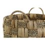 Set de basket Home ESPRIT Naturel Herbier marin Fibre naturelle Boho 43 x 43 x 39 cm (2 Pièces)