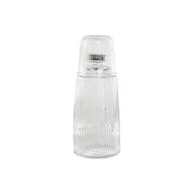 Bouteille d'eau Home ESPRIT Transparent Verre 240 ml 1 L