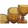 Set de Verres Home ESPRIT Ambre Verre 240 ml (6 Unités)