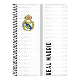 Carnet Real Madrid C.F. Blanc Gris A5 80 Volets