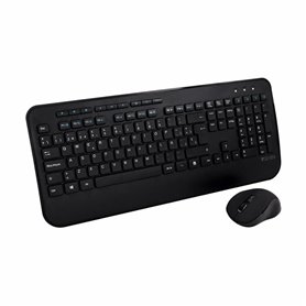 V7 Clavier QWERTY espagnol complet avec repose-mains CKW300ES  Noir