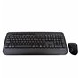 V7 Clavier QWERTY espagnol complet avec repose-mains CKW300ES  Noir