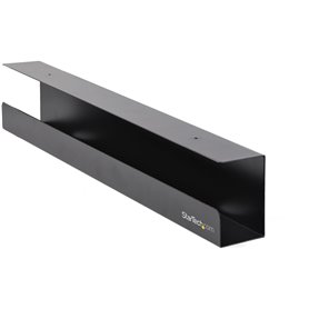 StarTech.com Goulotte Passe Câble Bureau Escamotable - Goulotte Rangement Câbles Bureau/Pupitre - Câbles/Fils/Rallonges - Gestio