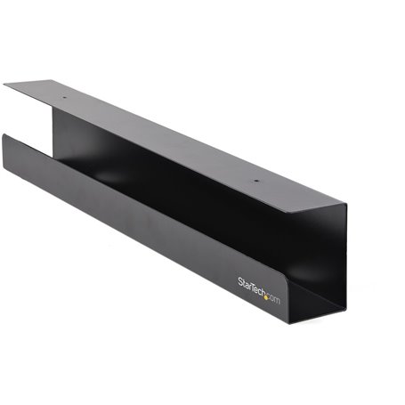StarTech.com Goulotte Passe Câble Bureau Escamotable - Goulotte Rangement Câbles Bureau/Pupitre - Câbles/Fils/Rallonges - Gestio