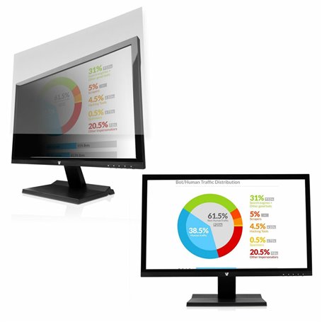 V7 24" Filtre écran de confidentialité pour PC et Notebook