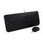 V7 Clavier USB grande taille avec repose-mains et souris ambidextre - ES