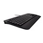 V7 Clavier USB grande taille avec repose-mains et souris ambidextre - ES