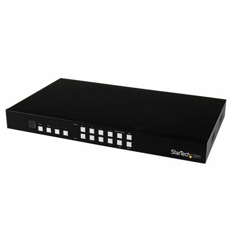 StarTech.com Matrice HDMI 4x4 avec Picture-and-Picture Multiviewer - Switch et répartiteur HDMI pour mur d'écrans