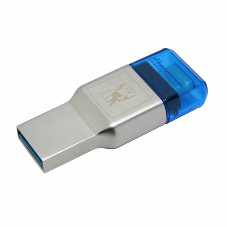 Kingston Technology MobileLite Duo 3C lecteur de carte mémoire USB 3.2 Gen 1 (3.1 Gen 1) Type-A/Type-C Bleu