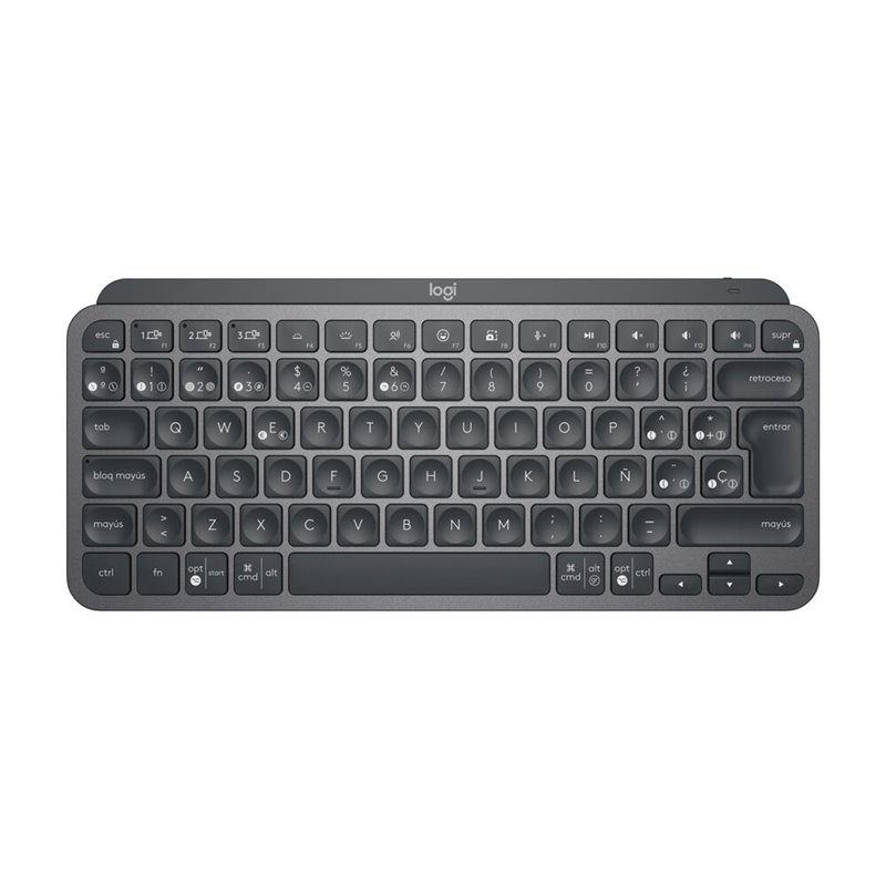Logitech MX Keys Mini for Business clavier RF sans fil + Bluetooth QWERTY Espagnole Graphite