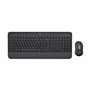 Logitech Signature MK650 Combo For Business clavier Souris incluse Bluetooth QWERTY US International Graphite