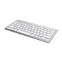 Trust 24653 clavier Bureau Bluetooth QWERTZ Allemand Argent, Blanc