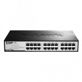 Switch D-Link DGS-1024D 24 p 10 / 100 / 1000 Mbps Noir 139,99 €