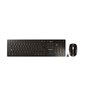 CHERRY DW 9100 SLIM clavier Souris incluse RF sans fil + Bluetooth QWERTY Espagnole Noir