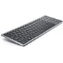 DELL KB740 clavier Bureau RF sans fil + Bluetooth QWERTY Espagnole Gris