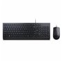 Lenovo 4X30L79915 clavier Souris incluse USB QWERTY Espagnole Noir