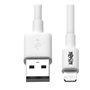 Tripp Lite M100-003-WH câble Lightning 1 m Blanc