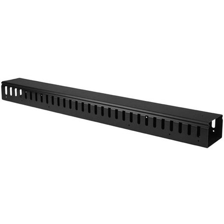 StarTech.com Panneau de gestion de câbles 0U de 91 cm pour rack - Guide-câbles avec conduit encoché