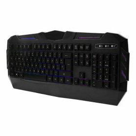 Deep Gaming DeepColorKey clavier USB QWERTY Espagnole Noir