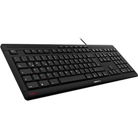 CHERRY STREAM clavier USB QWERTY Espagnole Noir