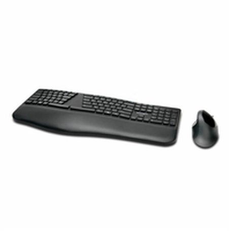 Kensington ProFit Ergo clavier Souris incluse RF sans fil + Bluetooth QZERTY Espagnole Noir