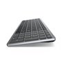 DELL KM7120W clavier Souris incluse RF sans fil + Bluetooth QWERTY Espagnole Gris, Titane