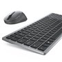 DELL KM7120W clavier Souris incluse RF sans fil + Bluetooth QWERTY Espagnole Gris, Titane