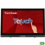 Viewsonic TD1630-3 écran plat de PC 39,6 cm (15.6") 1366 x 768 pixels HD LCD Écran tactile Multi-utilisateur Noir