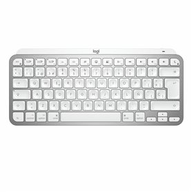 Logitech MX Keys Mini For Mac Minimalist Wireless Illuminated Keyboard clavier Bluetooth QWERTY Espagnole Gris