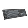 Logitech MX Mechanical clavier RF sans fil + Bluetooth QWERTY US International Graphite