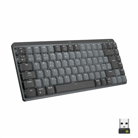 Logitech MX Mini Mechanical clavier RF sans fil + Bluetooth QWERTY US International Graphite