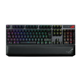 ASUS ROG Strix Scope NX Wireless Deluxe clavier USB + RF Wireless + Bluetooth QWERTY Espagnole Noir