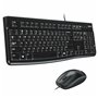 Logitech Desktop MK120 clavier Souris incluse USB QWERTY Portuguais Noir