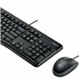 Logitech Desktop MK120 clavier Souris incluse USB QWERTY Portuguais Noir