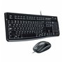 Logitech Desktop MK120 clavier Souris incluse USB QWERTY Italien Noir