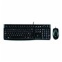 Logitech Desktop MK120 clavier Souris incluse USB QWERTY Italien Noir