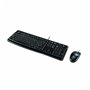 Logitech Desktop MK120 clavier Souris incluse USB QWERTY Italien Noir